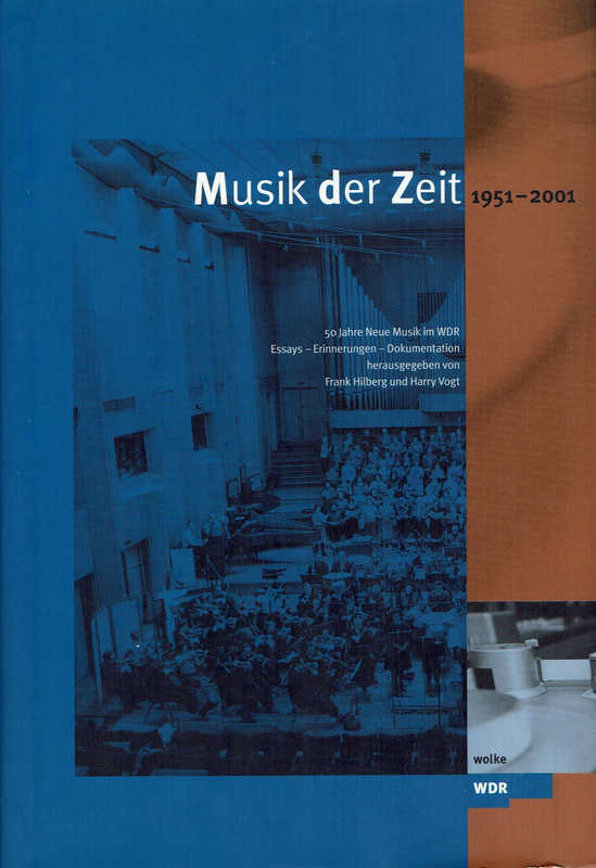 Buchcover blau, Foto Großer Sendesaal WDR